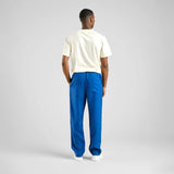 DEDICATED Klitmoeller linen pants limoges blue men