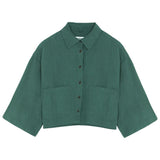 KINGS OF INDIGO Wanda overshirt bistro green women